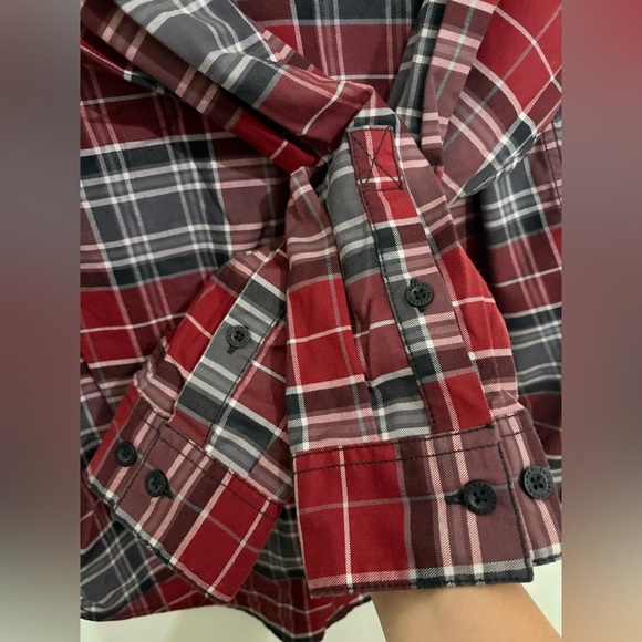 NWOT Men’s Harley Davidson 120th Anniversary Flannel Plaid Shirt - Picture 4 of 7